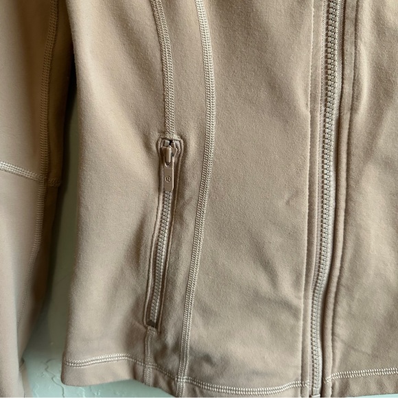 Lululemon Define Jacket *Luon Maybe Pink Clay Size 6 Very Light Pinkish Tan - Picture 11 of 15